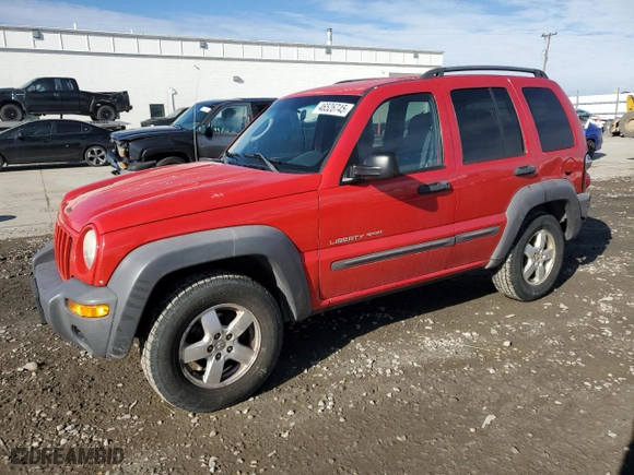 2003 Jeep Liberty Sport with VIN 1J4GL48K23W614031, listed as a Copart auction lot 46526745 with 247,201 mi miles and Salvage Title. Bid and sale history available at carsss.com. Image 1.
