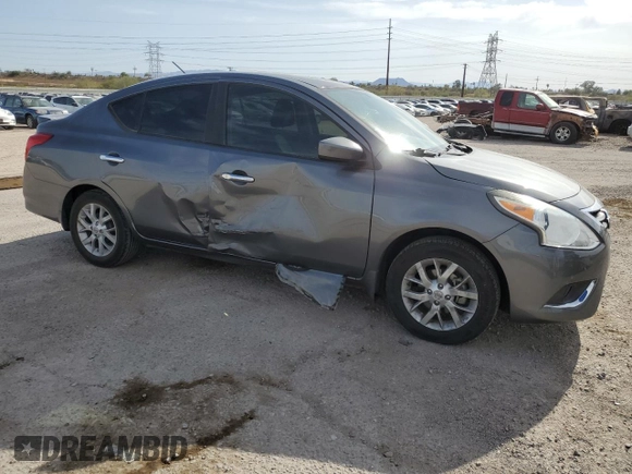 2016 Nissan Versa S Plus with VIN 3N1CN7AP1GL822969, listed as a Copart auction lot 58520635 with 86,889 mi miles and Salvage title. Bid and sale history available at DreamBid. Image 4.