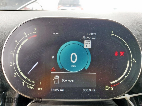 2022 MINI Countryman Cooper with VIN WMZ43BR04N3N62710, listed as a Copart auction lot 59136765 with 51,185 mi miles and Salvage title. Bid and sale history available at DreamBid. Image 9.