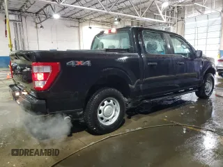 2022 Ford F-150 XL with VIN 1FTEW1EP0NKD52121, listed as a Copart auction lot 46097955 with 69,185 mi miles and Clean Title. Bid and sale history available at carsss.com. Image 3.