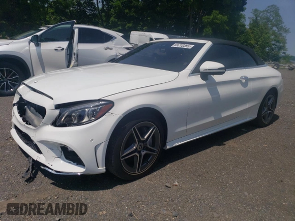 2023 Mercedes-Benz C 300 z VIN W1KWK8EB1PG116635, wystawiony jako Copart lot #59712395 z przebiegiem 13 359 mil mil oraz Szkoda całkowita • Salvage title. Historia ofert i sprzedaży dostępna na DreamBid. Obrazek 1.