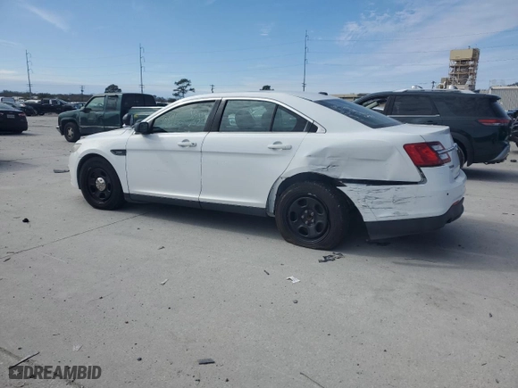 2017 Ford Police Interceptor Sedan with VIN 1FAHP2L89HG143663, listed as a Copart auction lot 46053765 with 88,219 mi miles and Salvage Title. Bid and sale history available at carsss.com. Image 2.