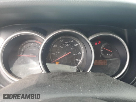 2010 Nissan Versa S with VIN 3N1BC1AP2AL382265, listed as a Copart auction lot 51598365 with 354,098 mi miles and Salvage Title. Bid and sale history available at DreamBid. Image 9.