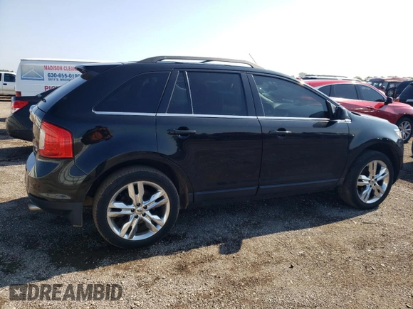 2013 Ford Edge Limited with VIN 2FMDK4KC2DBB91074, listed as a Copart auction lot 63145834 with 172,310 mi miles and Salvage Title. Bid and sale history available at carsss.com. Image 3.