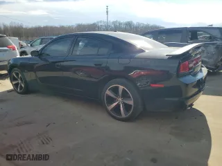 2013 Dodge Charger RT Max with VIN 2C3CDXCT0DH725958, listed as a Copart auction lot 46668985 with 182,107 mi miles and Salvage Title. Bid and sale history available at carsss.com. Image 2.