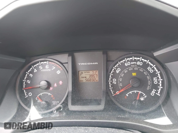 2017 Toyota Tacoma SR5 with VIN 3TMCZ5AN1HM096532, listed as a IAAI auction lot 42210514 with 56,832 mi miles and . Bid and sale history available at DreamBid. Image 7.