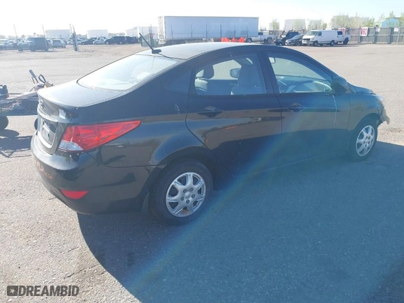 2013 Hyundai Accent GLS with VIN KMHCT4AE8DU572336, listed as a IAAI auction lot 42065834 with 250,394 mi miles. Bid and sale history available at carsss.com. Image 4.