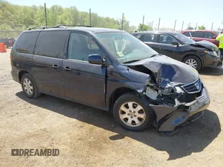 2004 Honda Odyssey EX-L z VIN 5FNRL18034B024180, wystawiony jako IAAI lot #42287372 z przebiegiem 185 961 mil mil oraz . Historia ofert i sprzedaży dostępna na DreamBid. Obrazek 1.