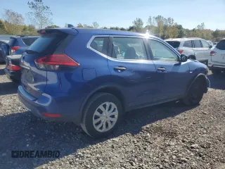 2017 Nissan Rogue SL with VIN 5N1AT2MV8HC743797, listed as a Copart auction lot 75671324 with 121,616 mi miles and Salvage Title. Bid and sale history available at carsss.com. Image 3.