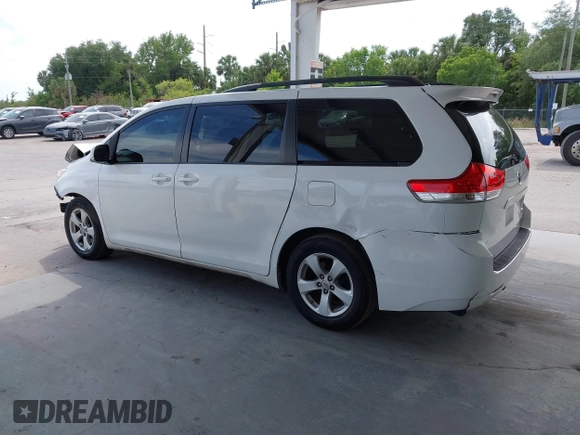 2014 Toyota Sienna LE AAS with VIN 5TDKK3DC2ES513425, listed as a IAAI auction lot 42107820 with 367,844 mi miles and . Bid and sale history available at carsss.com. Image 3.