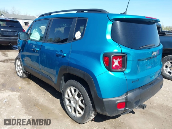 2020 Jeep Renegade Latitude with VIN ZACNJBBB3LPL02553, listed as a IAAI auction lot 42124918 with 72,899 mi miles and . Bid and sale history available at DreamBid. Image 3.