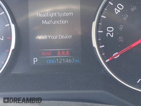2020 Toyota RAV4 LE with VIN 2T3H1RFV6LW087846, listed as a IAAI auction lot 41957562 with 121,467 mi miles and . Bid and sale history available at DreamBid. Image 16.