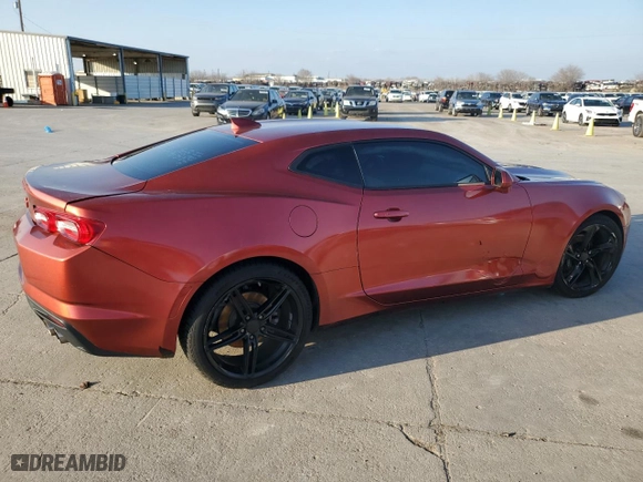2020 Chevrolet Camaro 1SS with VIN 1G1FF1R7XL0128161, listed as a Copart auction lot 43722585 with 73,407 mi miles and Salvage Title. Bid and sale history available at carsss.com. Image 3.