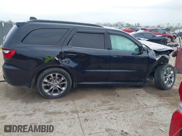 2019 Dodge Durango GT Plus with VIN 1C4RDHDG5KC535120, listed as a IAAI auction lot 41935261 with 100,370 mi miles and . Bid and sale history available at DreamBid. Image 13.