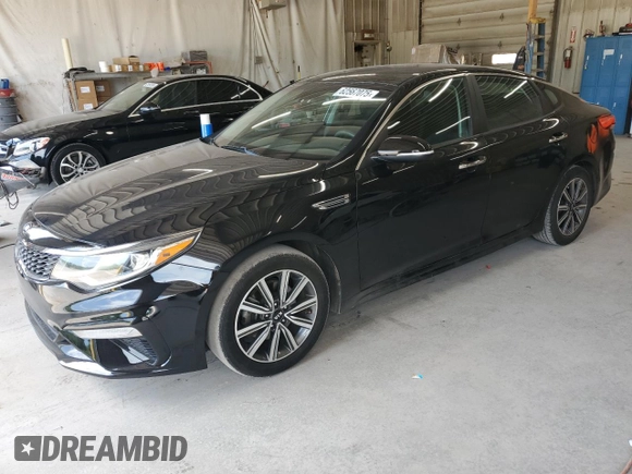 2019 Kia Optima LX with VIN 5XXGT4L36KG361205, listed as a Copart auction lot 62567075 with 47,166 mi miles and Salvage title. Bid and sale history available at DreamBid. Image 1.