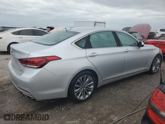 2017 Genesis G80 3.8L with VIN KMHGN4JE2HU167123, listed as a Copart auction lot 76287094 with Not Provided miles and Non Repairable. Bid and sale history available at carsss.com. Image 3.