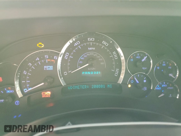 2005 Cadillac Escalade ESV z VIN 3GYFK66N55G118200, wystawiony jako Copart lot #59018515 z przebiegiem 200 801 mil mil oraz Szkoda całkowita • Salvage title. Historia ofert i sprzedaży dostępna na DreamBid. Obrazek 9.