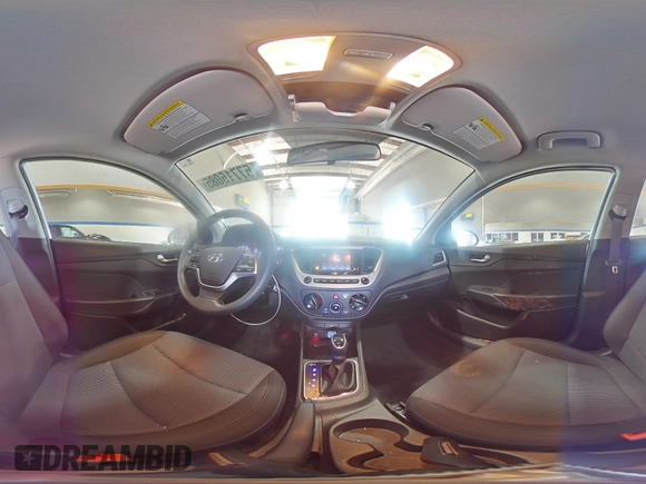 2022 Hyundai Accent SE с VIN 3KPC24A61NE171582, выставлен на аукционе Copart как лот 57715085 с пробегом 21 392 миль миль и Списание • Salvage title. История ставок и продаж доступна на DreamBid. Изображение 14.