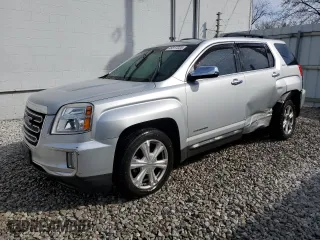 2017 GMC Terrain SLE with VIN 2GKFLNE38H6182975, listed as a Copart auction lot 46817035 with 121,150 mi miles and Clean Title. Bid and sale history available at carsss.com. Image 1.