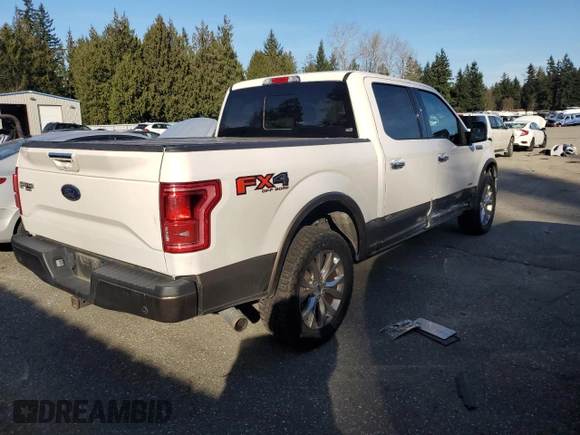 2015 Ford F-150 XLT with VIN 1FTEW1EG1FFC61935, listed as a Copart auction lot 52532645 with 127,798 mi miles and Salvage Title. Bid and sale history available at carsss.com. Image 3.