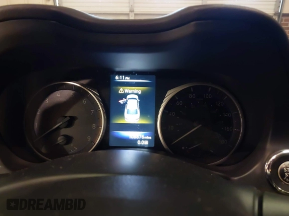 2016 Infiniti Q50 3.0t Premium with VIN JN1EV7APXGM303157, listed as a IAAI auction lot 41292630 with 108,876 mi miles. Bid and sale history available at carsss.com. Image 7.