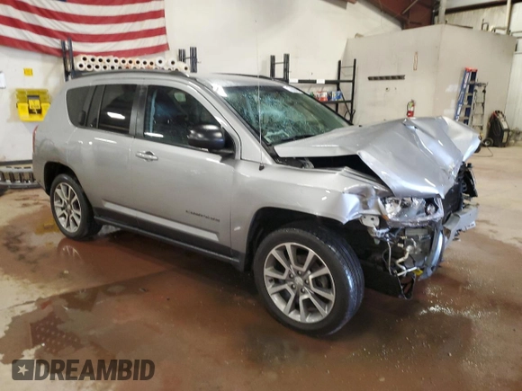 2017 Jeep Compass Sport SE with VIN 1C4NJCBA1HD134692, listed as a Copart auction lot 57906705 with Not provided miles and Clean title. Bid and sale history available at DreamBid. Image 4.