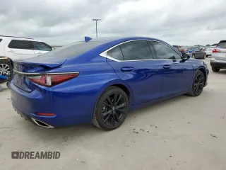2022 Lexus ES 350 F Sport with VIN 58AGZ1B11NU130602, listed as a Copart auction lot 54929745 with 45,866 mi miles and Clean title. Bid and sale history available at DreamBid. Image 3.