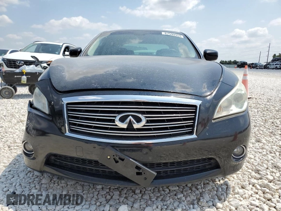 2011 Infiniti M with VIN JN1BY1AP8BM325853, listed as a Copart auction lot 67599954 with 158,303 mi miles and Salvage Title. Bid and sale history available at DreamBid. Image 5.