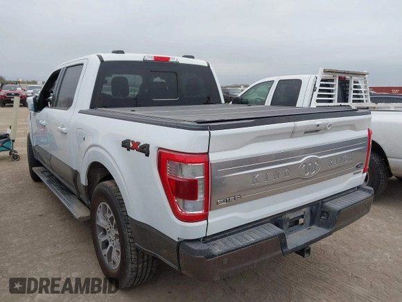 2022 Ford F-150 XL with VIN 1FTFW1E81NFA79695, listed as a IAAI auction lot 41430759 with 48,507 mi miles. Bid and sale history available at carsss.com. Image 3.