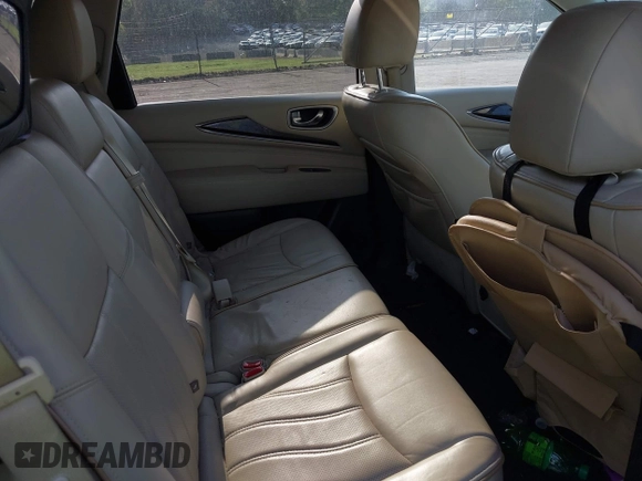 2015 Infiniti QX60 z VIN 5N1AL0MM8FC517929, wystawiony jako IAAI lot #42118295 z przebiegiem 104 188 mil mil oraz . Historia ofert i sprzedaży dostępna na DreamBid. Obrazek 8.