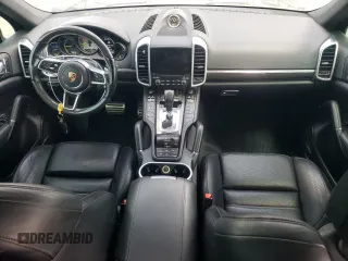 2017 Porsche Cayenne S E-Hybrid with VIN WP1AE2A23HLA71302, listed as a Copart auction lot 54586635 with 102,228 mi miles and Salvage title. Bid and sale history available at DreamBid. Image 8.
