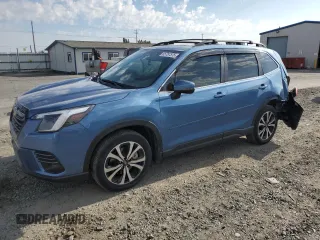 2022 Subaru Forester Limited z VIN JF2SKAPC8NH428501, wystawiony jako Copart lot #65757575 z przebiegiem 21 463 mil mil oraz Szkoda całkowita • Salvage title. Historia ofert i sprzedaży dostępna na DreamBid. Obrazek 1.