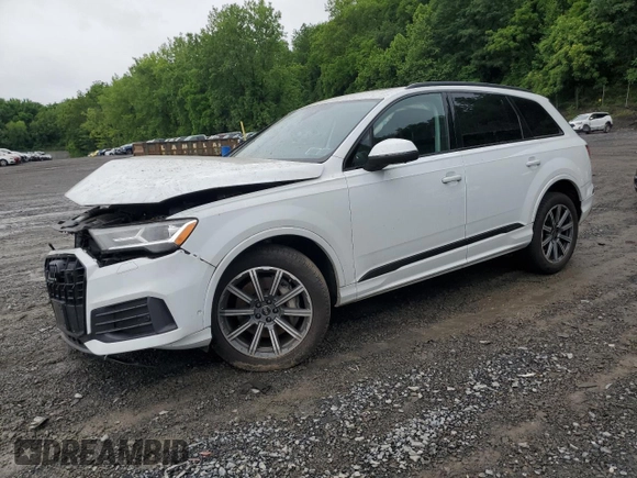 2023 Audi Q7 Premium Plus with VIN WA1LCBF71PD008190, listed as a Copart auction lot 60656225 with 18,154 mi miles and Salvage title. Bid and sale history available at DreamBid. Image 1.
