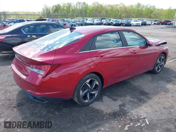 2023 Hyundai Elantra Limited z VIN KMHLP4AG8PU504791, wystawiony jako IAAI lot #42016405 z przebiegiem 22 916 mil mil oraz . Historia ofert i sprzedaży dostępna na DreamBid. Obrazek 4.