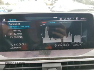 2020 BMW X4 M40i with VIN 5UX2V5C05LLE69575, listed as a Copart auction lot 75055123 with 59,810 mi miles. Bid and sale history available at carsss.com. Image 9.