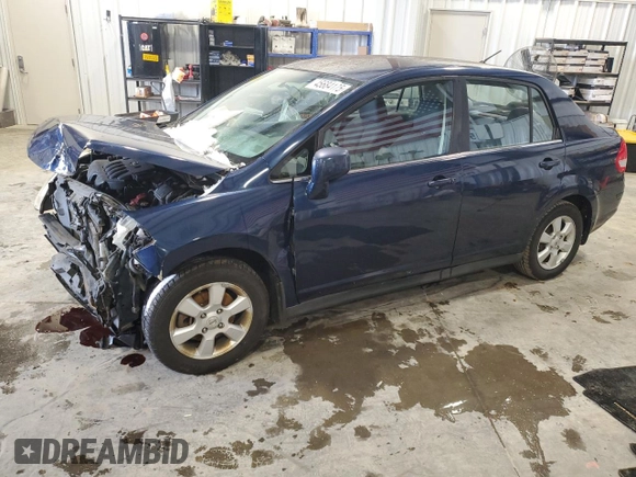 2009 Nissan Versa 1.8 SL with VIN 3N1BC11EX9L352876, listed as a Copart auction lot 45684175 with 252,113 mi miles and Salvage Title. Bid and sale history available at carsss.com. Image 1.