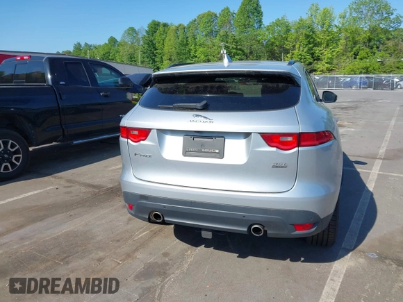 2018 Jaguar F-Pace 35t Prestige with VIN SADCK2EV7JA252495, listed as a IAAI auction lot 42182757 with 48,230 mi miles and . Bid and sale history available at DreamBid. Image 17.