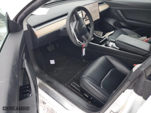 2020 Tesla Model 3 Standard Range Plus with VIN 5YJ3E1EA9LF613181, listed as a Copart auction lot 41799135 with 122,120 mi miles and Salvage Title. Bid and sale history available at carsss.com. Image 8.