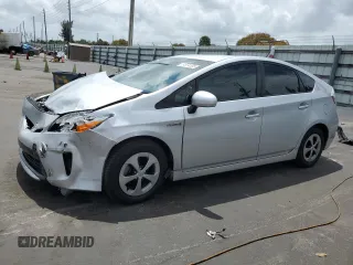 2015 Toyota Prius Four with VIN JTDKN3DU1F0419976, listed as a Copart auction lot 51874765 with 80,987 mi miles and Salvage title. Bid and sale history available at DreamBid. Image 1.
