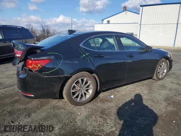 2020 Acura TLX with VIN 19UUB1F35LA017007, listed as a Copart auction lot 84523444 with 55,532 mi miles and Salvage title. Bid and sale history available at DreamBid. Image 3.