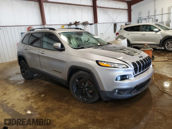 2018 Jeep Cherokee Latitude with VIN 1C4PJLCX4JD523943, listed as a Copart auction lot 63207675 with Not provided miles and Salvage title. Bid and sale history available at DreamBid. Image 4.