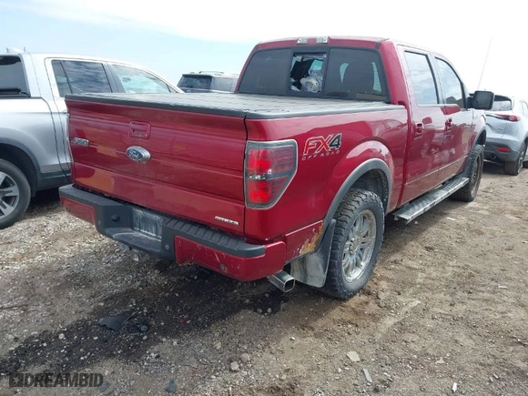 2013 Ford F-150 XL with VIN 1FTFW1EF8DFC64095, listed as a IAAI auction lot 41904304 with 214,823 mi miles. Bid and sale history available at carsss.com. Image 4.