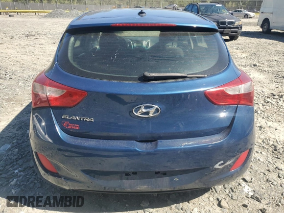 2014 Hyundai Elantra GT with VIN KMHD35LH4EU215285, listed as a Copart auction lot 69930014 with 0 mi miles and Salvage Title. Bid and sale history available at carsss.com. Image 6.