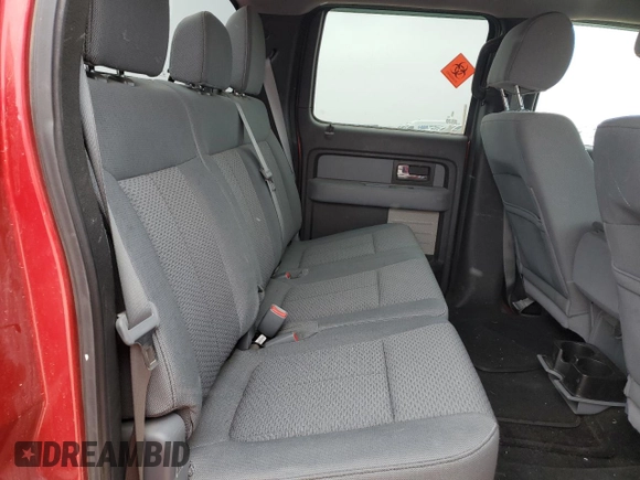 2012 Ford F-150 XL with VIN 1FTFW1CFXCKE33459, listed as a Copart auction lot 45976875 with 0 mi miles and Salvage Title. Bid and sale history available at carsss.com. Image 10.