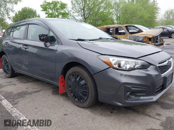 2019 Subaru Impreza with VIN 4S3GTAA69K1711062, listed as a IAAI auction lot 42187136 with 91,423 mi miles and . Bid and sale history available at DreamBid. Image 1.