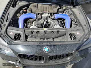 2015 BMW M5 with VIN WBSFV9C5XFD595148, listed as a Copart auction lot 46157335 with 77,582 mi miles and Salvage Title. Bid and sale history available at carsss.com. Image 11.