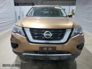 2017 Nissan Pathfinder S with VIN 5N1DR2MMXHC601891, listed as a Copart auction lot 48224485 with 96,224 mi miles and Salvage Title. Bid and sale history available at carsss.com. Image 5.