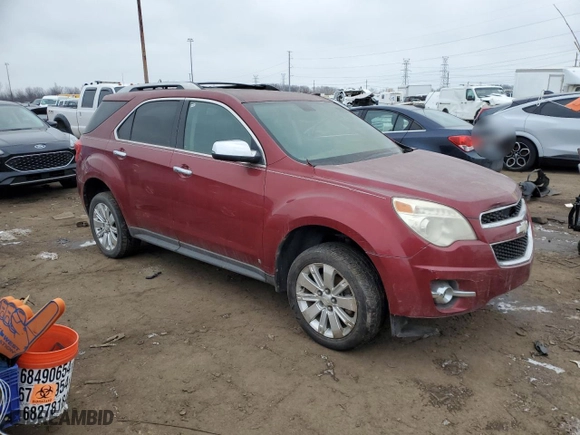 2010 Chevrolet Equinox LTZ with VIN 2CNFLFEY4A6213542, listed as a Copart auction lot 44563855 with 123,396 mi miles and Clean Title. Bid and sale history available at carsss.com. Image 4.
