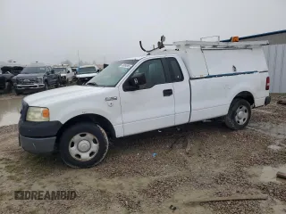 2008 Ford F-150 XL with VIN 1FTRF122X8KB70103, listed as a Copart auction lot 46054985 with 183,598 mi miles and Clean title. Bid and sale history available at DreamBid. Image 1.