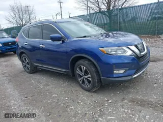 2017 Nissan Rogue SL with VIN 5N1AT2MV0HC742787, listed as a IAAI auction lot 41738314 with 156,574 mi miles. Bid and sale history available at carsss.com. Image 1.